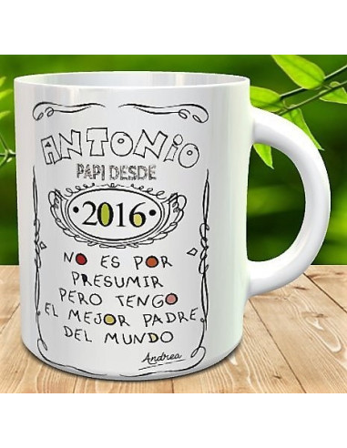 Taza feliz cumpleaños (con foto)