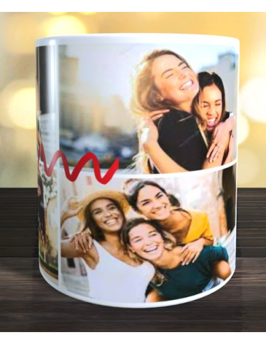 Taza collage fotos