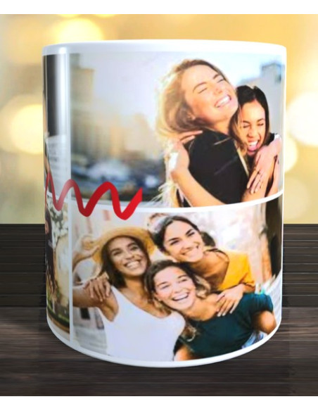 Taza collage fotos