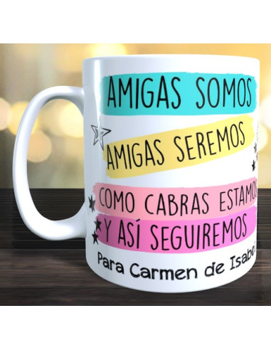 Taza amigas somos