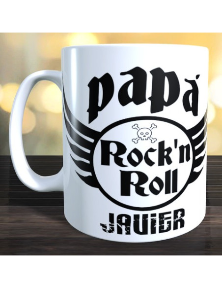 Taza papá rockero
