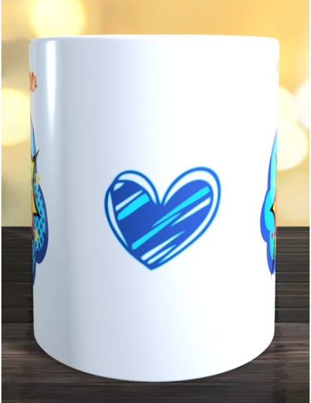 Taza te quiero super papá