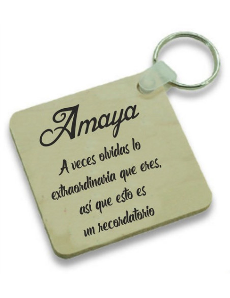 Llavero a veces olvidas lo extraordinario que eres