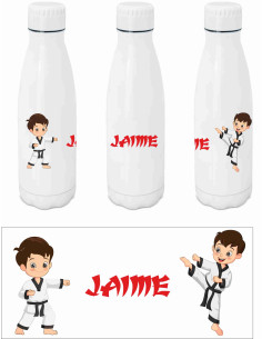 Botella karateca personalizada 2