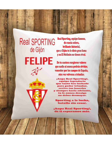 Cojín Sporting de Gijón