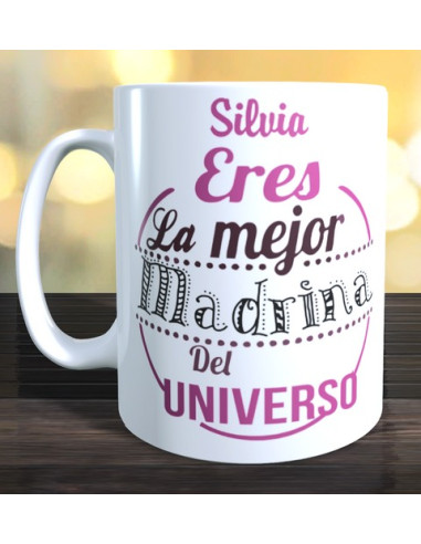 Taza mejor madrina del universo