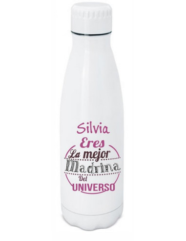 Botella mejor madrina del universo