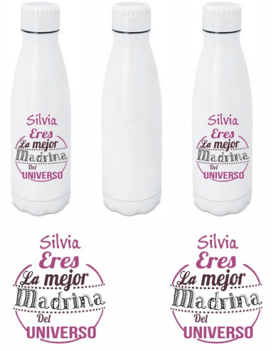 Botella mejor madrina del universo