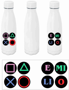 Botella PLAY STATION personalizada 2