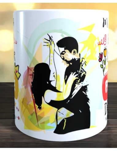 Taza regalo profe de baile de salón