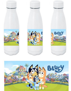 Botella BLUEY personalizada 2