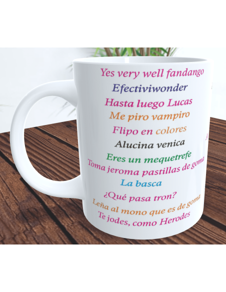 Taza frases ochenteras / frases viejunas