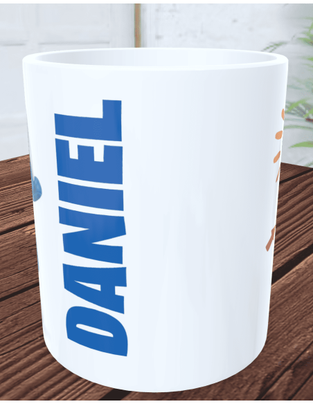 Taza pitufo gruñon - os odio a casi todos