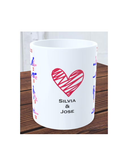 Taza juego Kamasutra dados