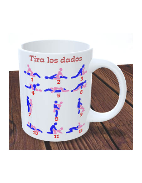 Taza juego Kamasutra dados