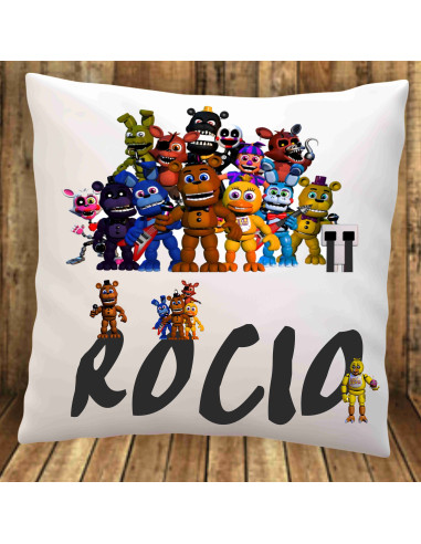 Cojín FNAF World personalizado (con relleno)