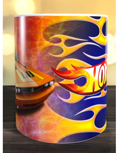 Taza Hot Wheels