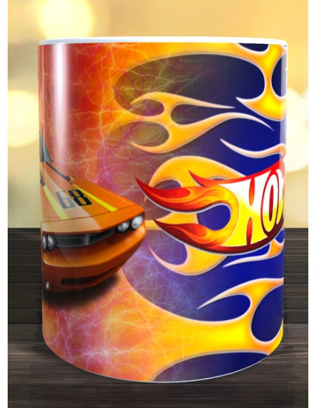Taza Hot Wheels