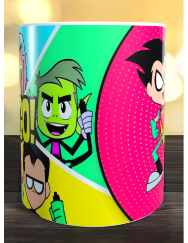 Taza Jovenes Titanes - Teen Titans Go