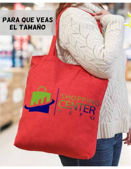Bolsa tote asas largas pana que me quiten lo bailao