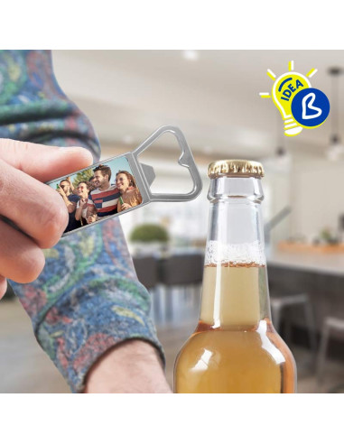 Llavero abrebotellas con FOTO