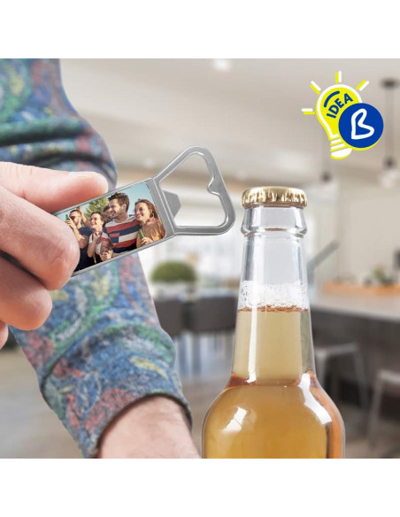 Llavero abrebotellas con FOTO