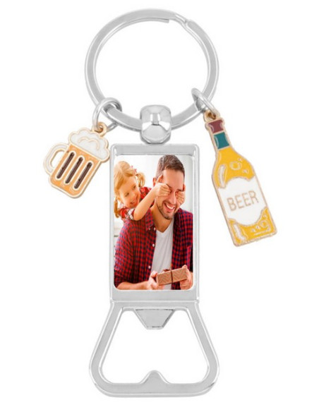 Llavero abrebotellas con FOTO
