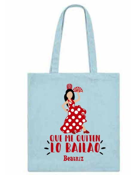 Bolsa tote asas largas pana que me quiten lo bailao