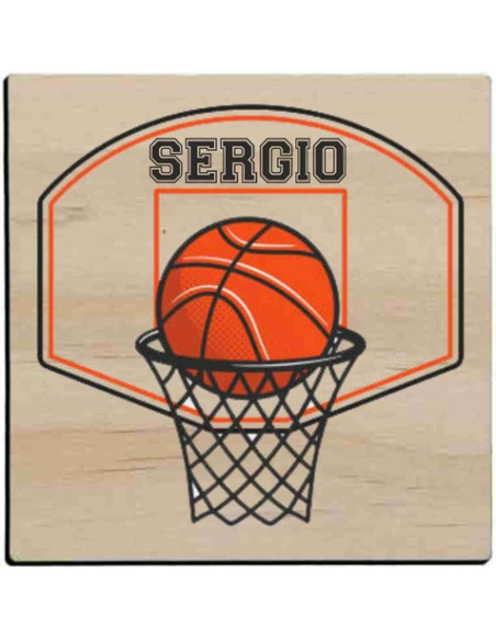 Iman de madera Baloncesto