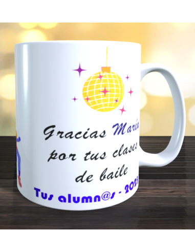 Taza regalo profe de baile 3