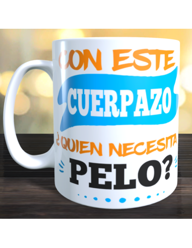 Con este cuerpazo quien necesita pelo