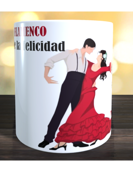 Taza regalo profe de baile flamenco