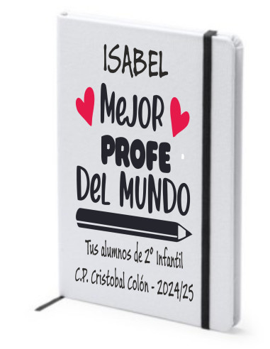 Libreta A5 regalo profe