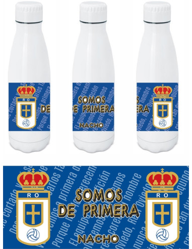Botella Real Oviedo somos de primera