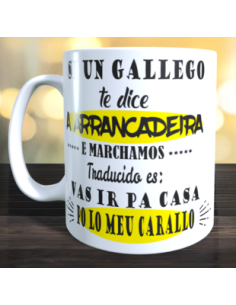 Taza A arrancadeira e marchamos