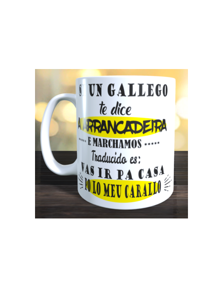 Taza A arrancadeira e marchamos