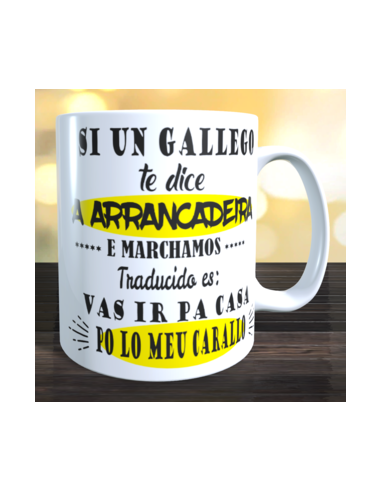 Taza A arrancadeira e marchamos
