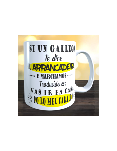 Taza A arrancadeira e marchamos