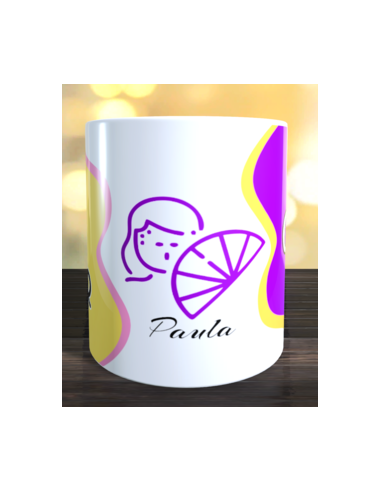 Taza puto calor + abanico de regalo