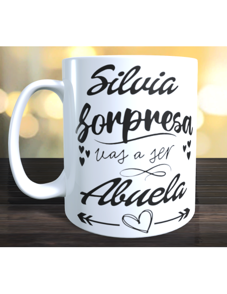 Taza sorpresa, vas a ser abuela
