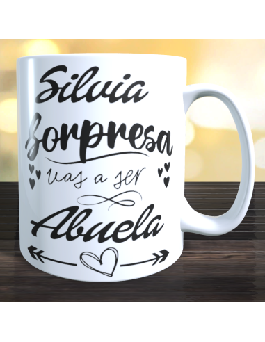 Taza sorpresa, vas a ser abuela