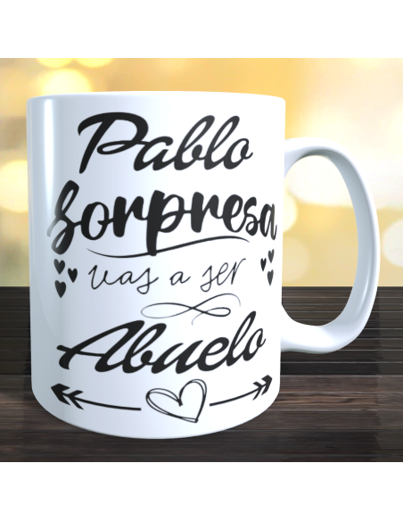 Taza sorpresa, vas a ser abuelo