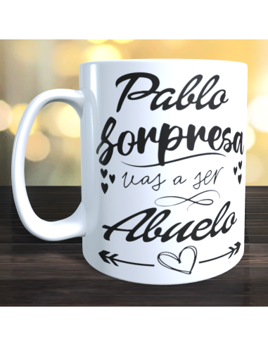 Taza sorpresa, vas a ser abuelo