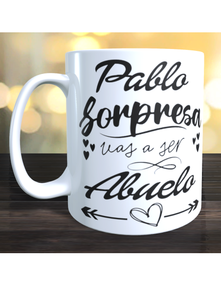 Taza sorpresa, vas a ser abuelo