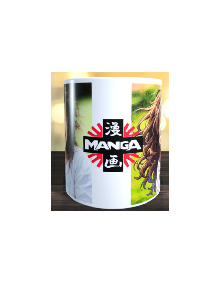 Taza foto estilo Manga usando ia