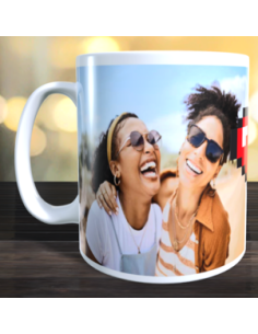 Taza foto estilo pixel art usando ia 2