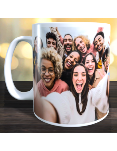 Taza foto estilo cyberpunk usando ia