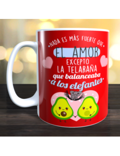Taza nada es más fuerte que el amor