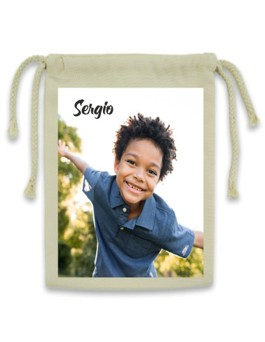 Bolsa merienda/almuerzo con foto y nombre