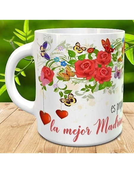 Taza la mejor madrina del mundo mundial